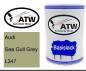 Preview: Audi, Sea Gull Grey, L347: 500ml Lackdose, von ATW Autoteile West.